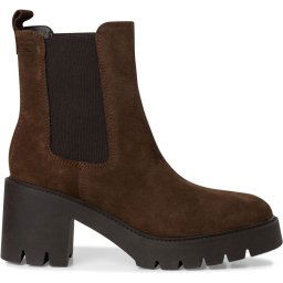 Tamaris - Maat 38 - Vrouwen - Leren Chelseaboot - bruin