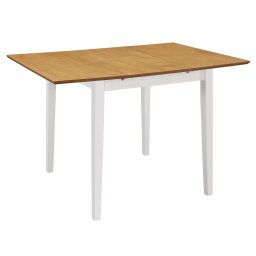 vidaXL 5-delige Eethoek MDF wit