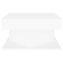 vidaXL Salontafel 57x57x30 cm bewerkt hout wit