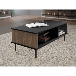 Salontafel WOODKID 110 cm catania eik/zwart
