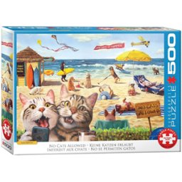No Cats Allowed by Lucia Heffernan Puzzel (500 stukjes)