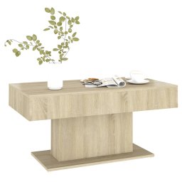 vidaXL Salontafel 96x50x45 cm bewerkt hout sonoma eikenkleurig
