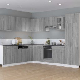 vidaXL Ovenkast Lyon 60x46x81,5 cm grijs sonoma eikenkleurig