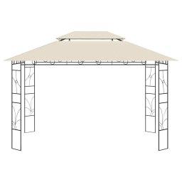 vidaXL Prieel 160 g/m² 4x3x2,7 m crèmekleurig