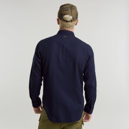 Marine Slim Shirt - Groen - Heren