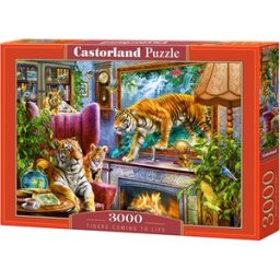 Tigers coming to Life Puzzel (3000 stukjes)