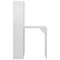 vidaXL Bartafel met kast 115x59x200 cm wit