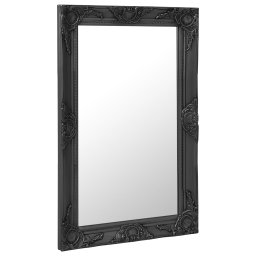 vidaXL Wandspiegel barok stijl 50x80 cm zwart