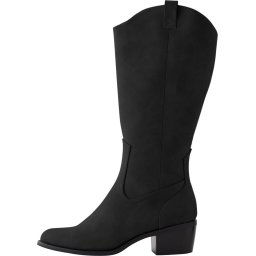PIECES - Maat 37 - PCJOHANNE HIGH WESTERN BOOT Dames Laarzen