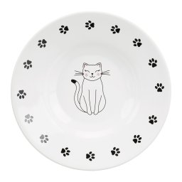 - 200 ml, Ø 15 cm - Trixie Keramiek Voerbord Kat Voor Kortsnuitige Rassen