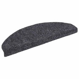 vidaXL Trapmatten Zelfklevend 15 stuks 65x21x4 cm Donkergrijs