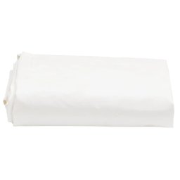 vidaXL Dekzeil 650 g/m² 5x7 m wit