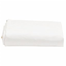 vidaXL Dekzeil 650 g/m² Ø 2,8 m wit