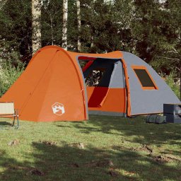 vidaXL Koepeltent 6-persoons waterdicht oranje