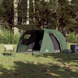 vidaXL Tunneltent 4-persoons waterdicht groen