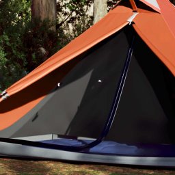 vidaXL Hangende tipi tent 1-persoons waterdicht oranje