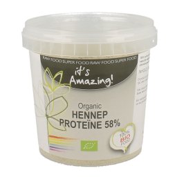 Its Amazing Organic Hennep Proteine 58%