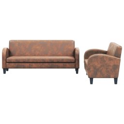vidaXL Nachtkastjes 2 st 40x30x30 cm bewerkt hout betongrijs