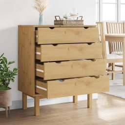 vidaXL Ladekast OTTA 76,5x39,5x90 cm massief grenenhout