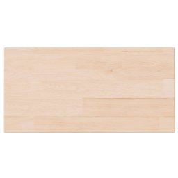 vidaXL Plank 40x20x1,5 cm onbehandeld massief eikenhout