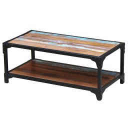 vidaXL Salontafel massief gerecycled hout