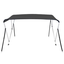 vidaXL Biminitop 3-boogs 183x140x137 cm antracietkleurig
