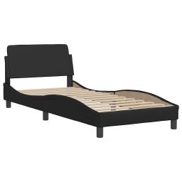 vidaXL Bedframe "Dover" kunstleer zwart 90x190 cm