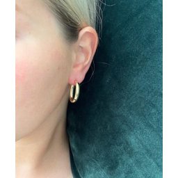 Casa Jewelry Oorringen Class S - Goud Verguld