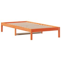 vidaXL Slaapbank zonder matras 80x200 cm massief grenenhout wasbruin