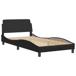 vidaXL Bedframe "Dover" kunstleer zwart 100x200 cm