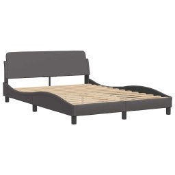 vidaXL Bedframe "Dover" kunstleer grijs 120x200 cm