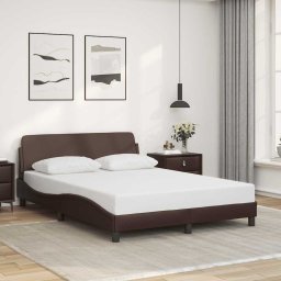 vidaXL Bedframe "Dover" kunstleer bruin 120x200 cm