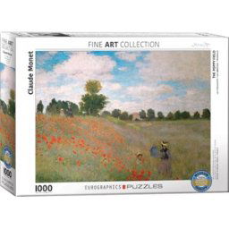 Claude Monet - The Poppy Field Puzzel (1000 stukjes)