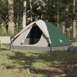 vidaXL Koepeltent 3-persoons waterdicht groen