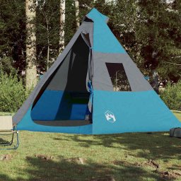 vidaXL Tipitent 7-persoons waterdicht blauw