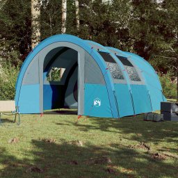 vidaXL Tunneltent 4-persoons waterdicht blauw