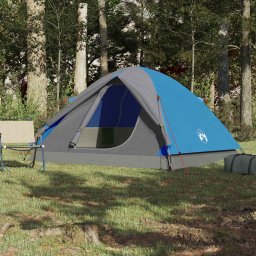 vidaXL Koepeltent 3-persoons waterdicht blauw
