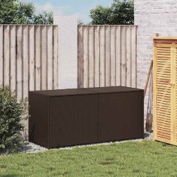 vidaXL Tuinbox 283 L poly rattan bruin