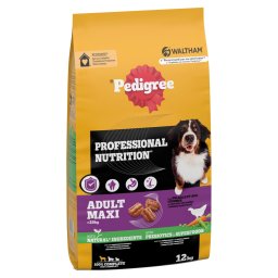 12 kg Pedigree Professional Nutrition Adult Maxi >25 kg met gevogelte & groente droogvoer voor honden