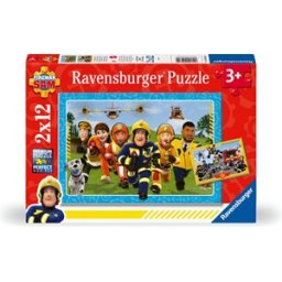Brandweerman Sam Puzzel (2 x 12 stukjes)