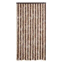 vidaXL Vliegengordijn 100x200 cm chenille beige en lichtbruin
