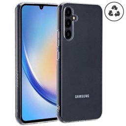 Accezz 100% Recycled Clear Backcover Samsung Galaxy A34 (5G) Telefoonhoesje Transparant