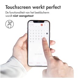 Accezz Gehard Glas Full Cover Screenprotector iPhone 15 Pro Smartphone screenprotector Transparant