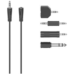 Hama Jack-aansluitset, 2,5 m Mini jack kabel Zwart