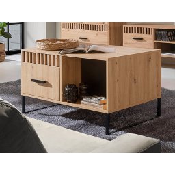 Salontafel LAMINE 90 cm artisan eik