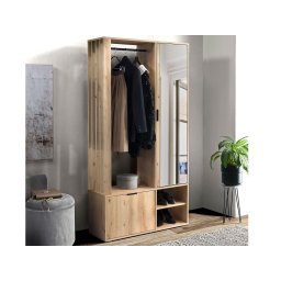 Vestiaire MILOVICH 2 deuren artisan eik