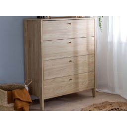 Commode COSUELO 4 lades eik
