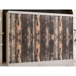 Kledingkast TODY 2 schuifdeuren 250 cm mat wit