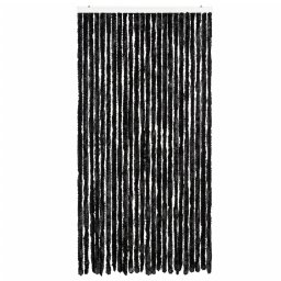 vidaXL Vliegengordijn 100x200 cm chenille antracietkleurig