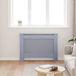 vidaXL Radiatorombouw 112x19x81,5 cm MDF antraciet